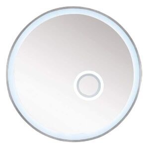 James Martin Radiance 36" x 36" Brushed Nickel Round Mirror